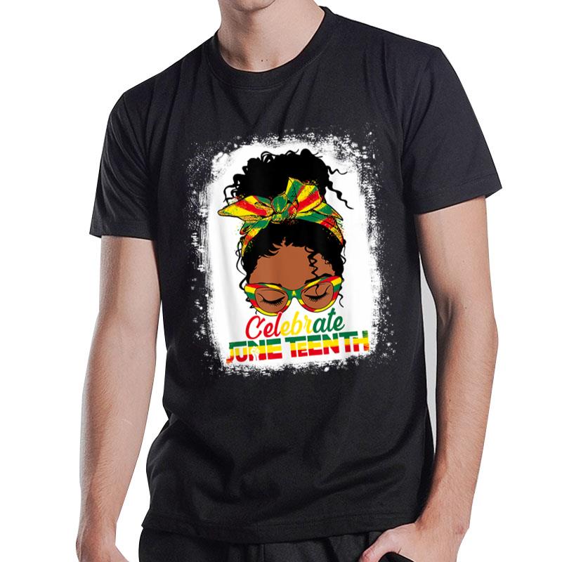 Black Black Queen Juneteenth Celebrate Indepedence Day T-Shirt