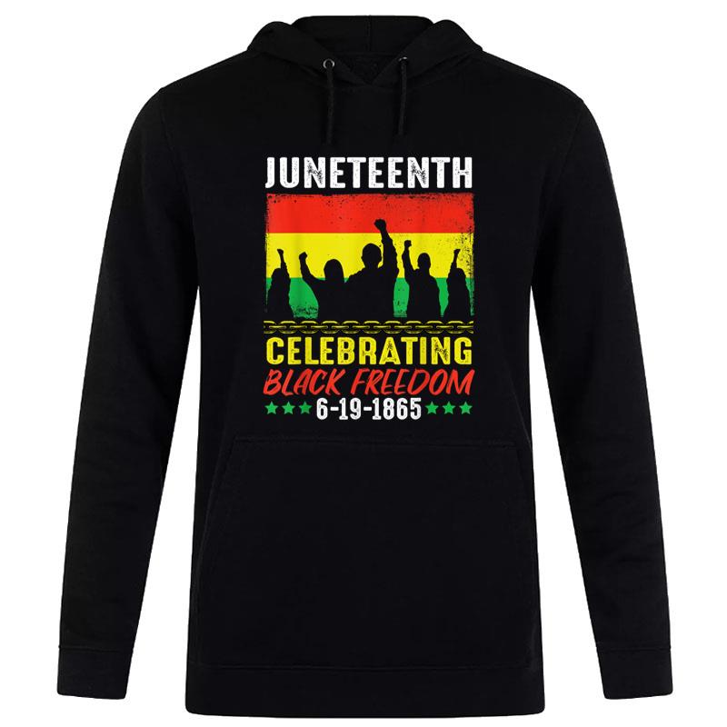 Black Freedom June 19 1865 Juneteenth African American Hoodie