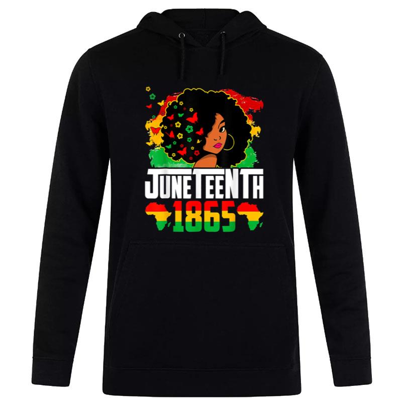 Black History Juneteenth Is My Independence Day Black Hoodie