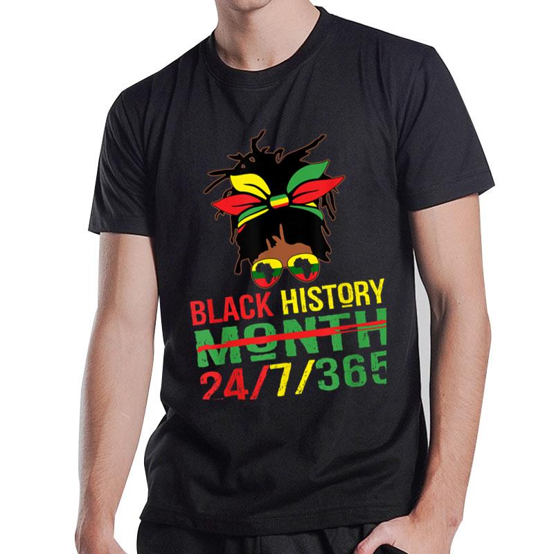 Black History Month African American Lady Queen T-Shirt