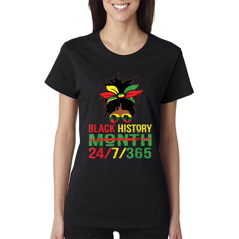 Black History Month African American Lady Queen Women T-Shirt