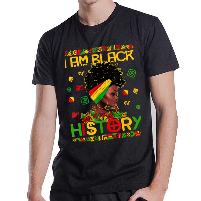 Black History Month Shirt For Womens Girls African American T-Shirt