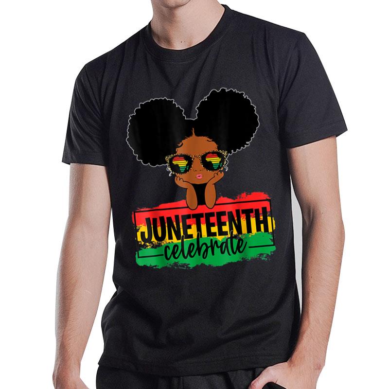 Black Juneteenth Celebrate Indepedence Day T-Shirt