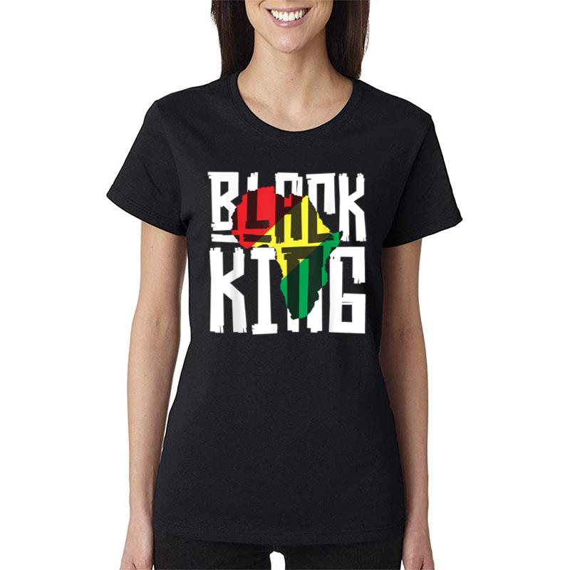 Black King History Month Africa Tribal Women T-Shirt