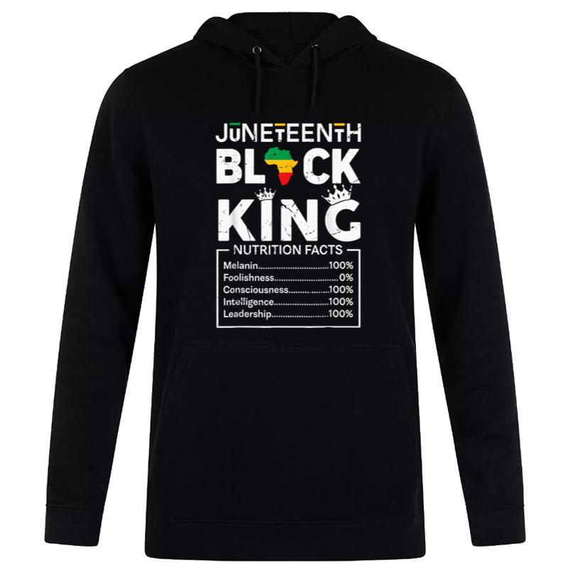 Black King Juneteenth 1865 Independence Day Black Pride Hoodie