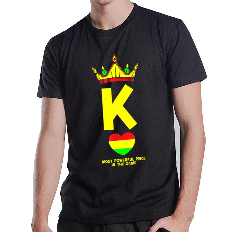 Black King The Most Powerful Piece In The Game Juneteenth T-Shirt