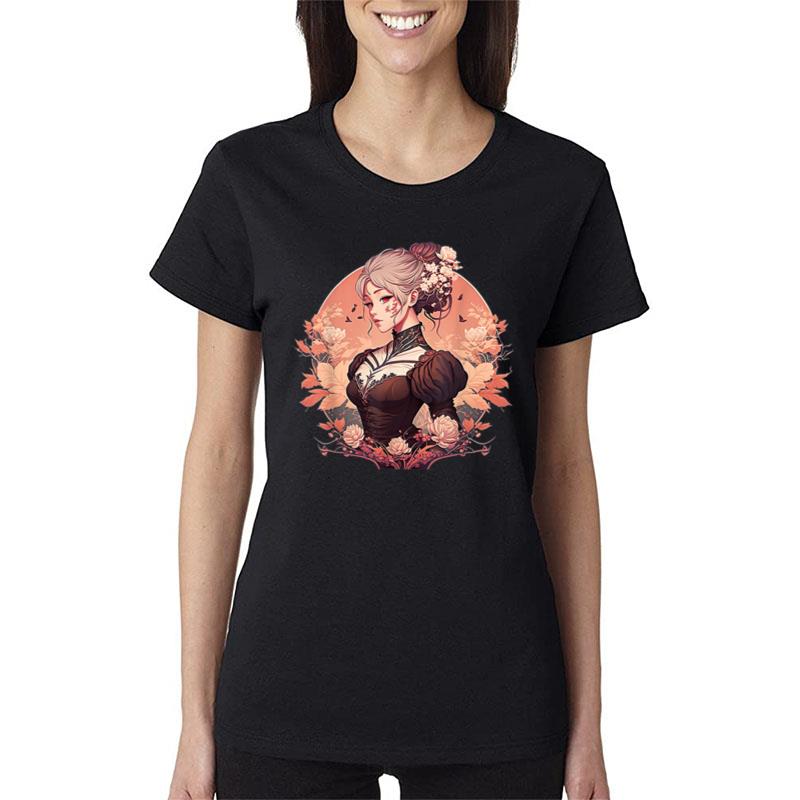 Blonde Japanese Anime Women Women T-Shirt