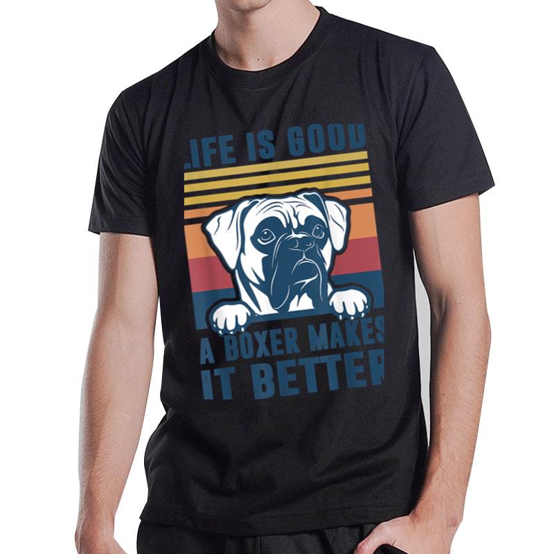 Boxer Dog Gifts For Men Women Boxer Dog Dad Mom T-Shirt