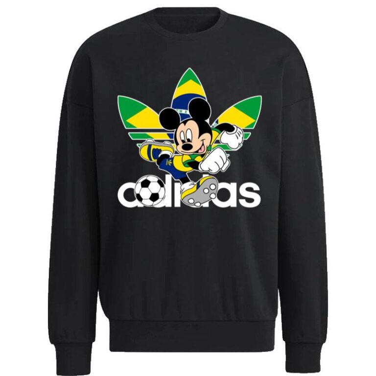 Brazil Football Mickey Mouse Adidas Sweatshirt