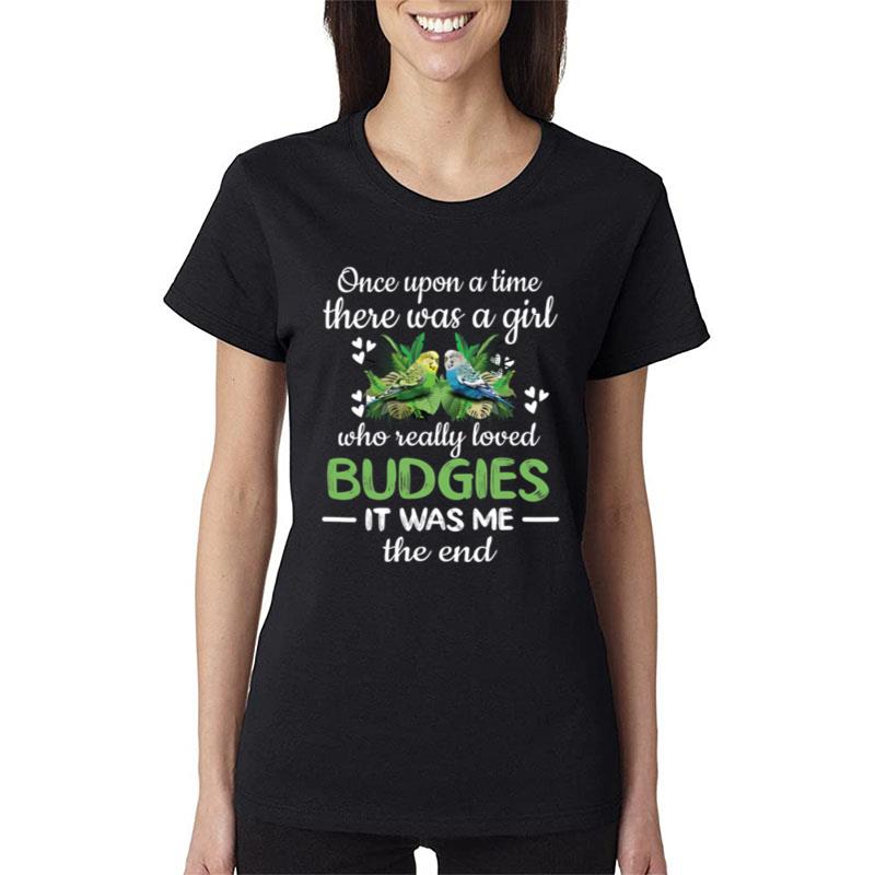 Budgie Girl Gifts Budgie Lover Parakeet Budgerigar Women T-Shirt