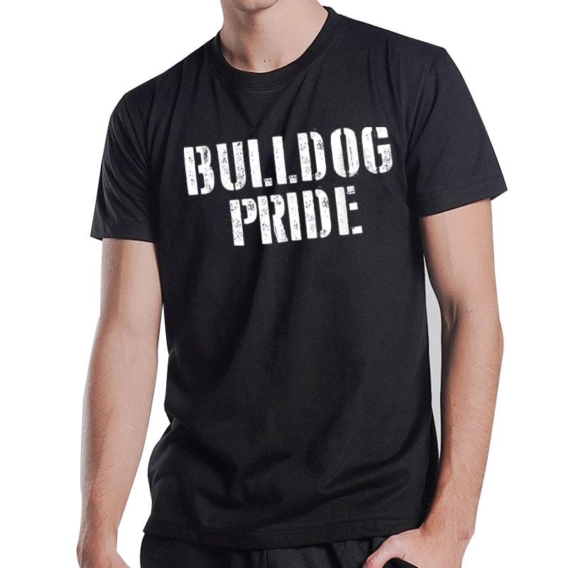 Bulldog Pride for any Sports Fan School Spiri T-Shirt