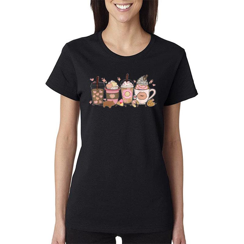 Cafecito And Chisme Pan Dulce Maxican Concha Women T-Shirt