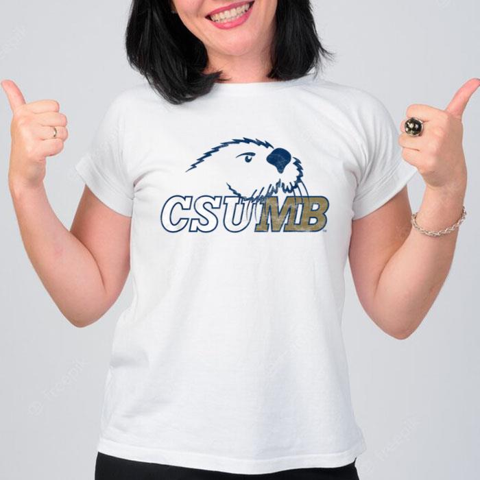 Cal State Monterey Bay CSUMB Otters Distressed Primary Women T-Shirt