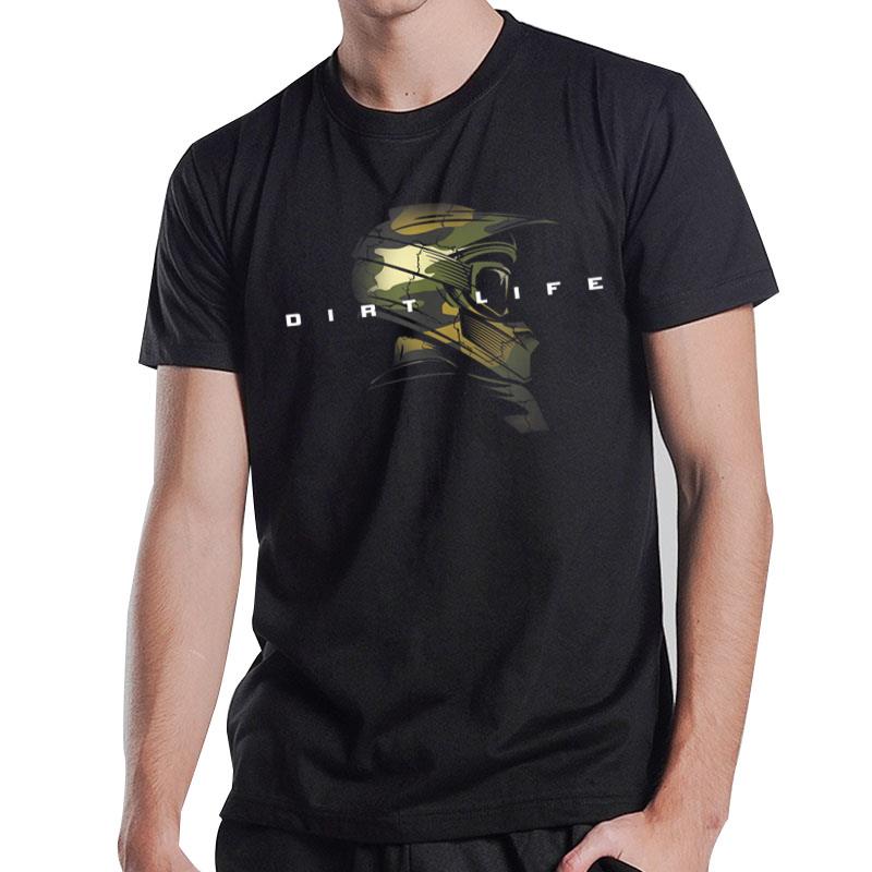 Camouflage Dirt Bike Motocross T-Shirt