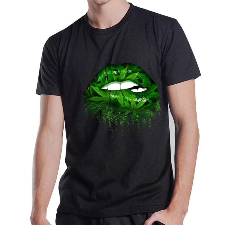 Canabis Green Lips T-Shirt