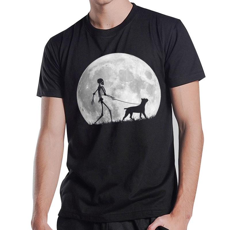 Cane Corso Halloween Skeleton Funny Dog Youth Gift T-Shirt