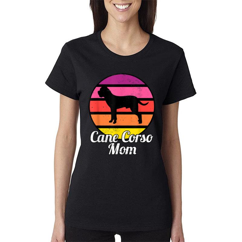 Cane Corso Mom I Retro Cane Corso Women T-Shirt