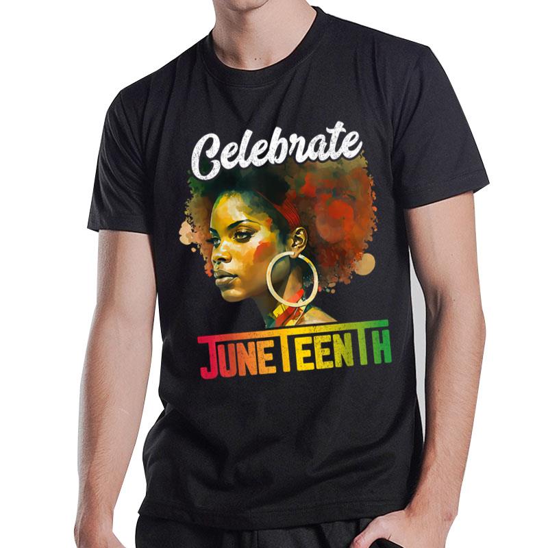 Celebrate Juneteenth African Black History Month T-Shirt