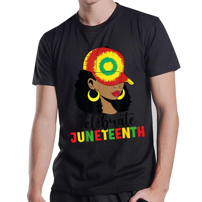 Celebrate Juneteenth Independence Day Black T-Shirt