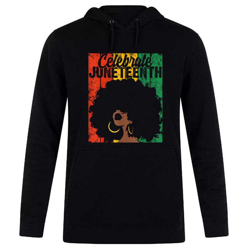 Celebrate Juneteenth Retro African Colors S Hoodie