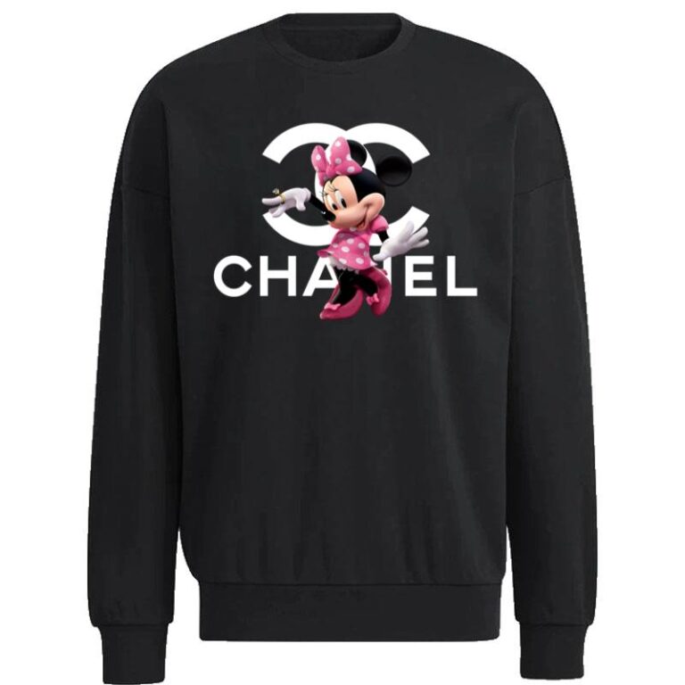 Chanel Mickey Pink Sweatshirt