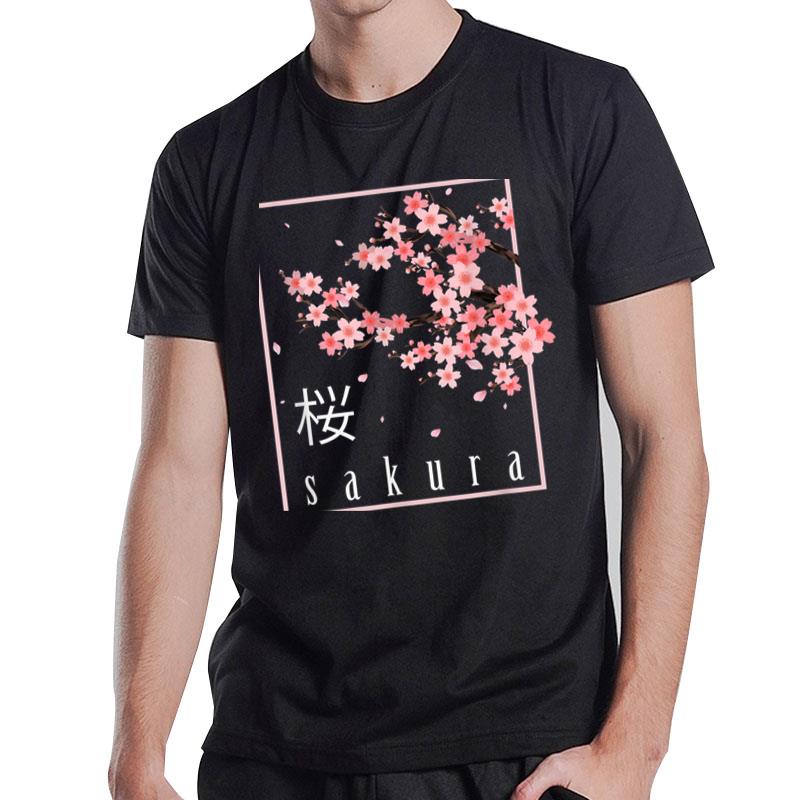 Cherry Blossom Japanese Art Sakura T-Shirt