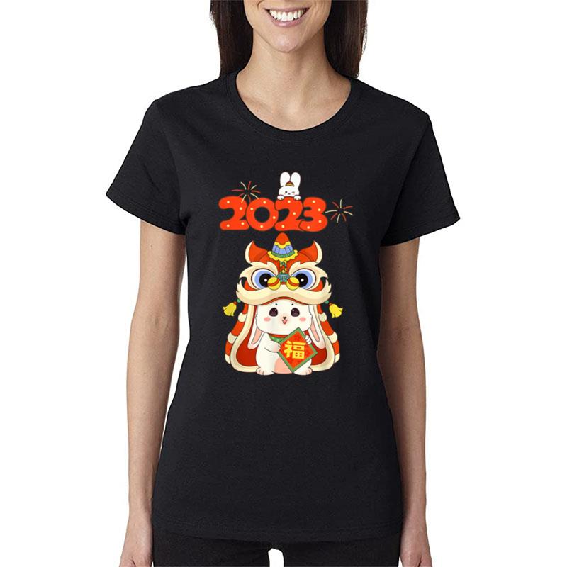 Chinese New Year 2023 Year Of The Rabbit Lunar Women T-Shirt