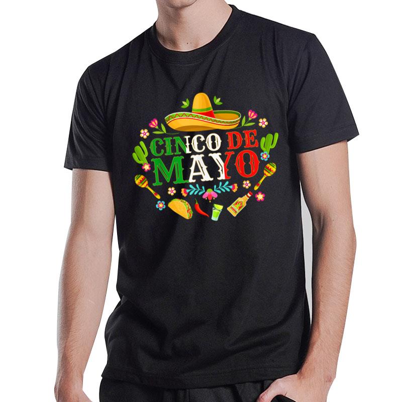 Cinco De Mayo Mexican Fiesta 5 De Mayo Men Women Kid Toddler T-Shirt