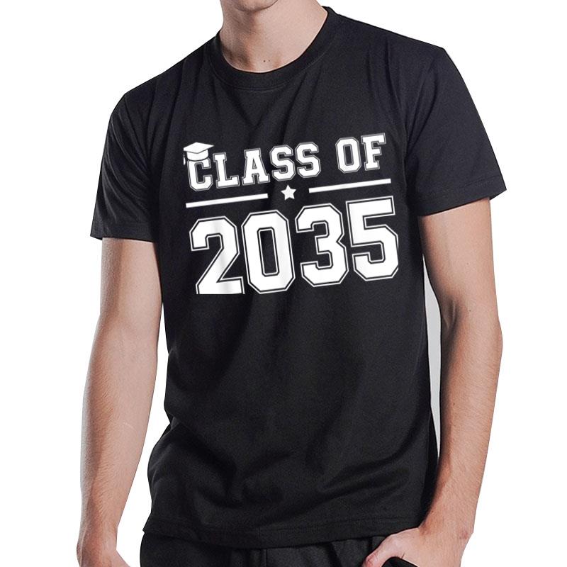 Class Of 2035 Grow With Me First Day Of Kindergarten T-Shirt