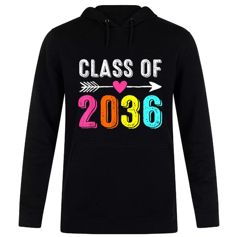 Class Of 2036 Kindergarten Pre K Grow With Me Graduation Women T-Shirt