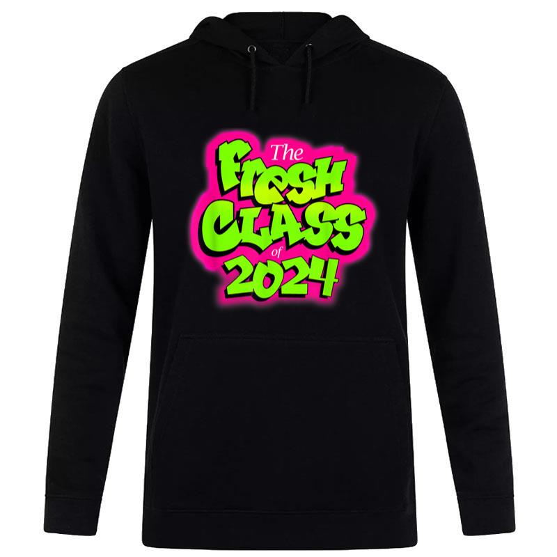 Class of 2024 Senior Fresh 90s Retro TV Style Graduation Women T-Shirt