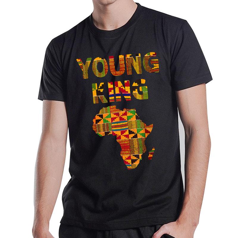 Cool African Kente Art African American Print T-Shirt