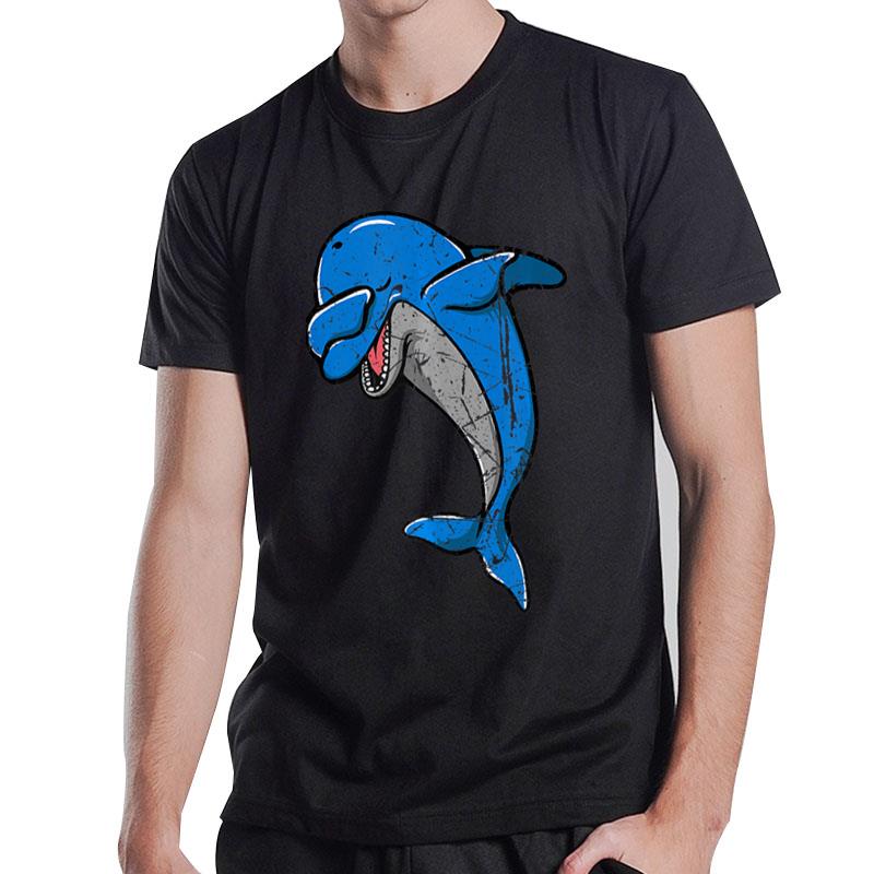 Cool Dabbing Dolphin Whale Cute Orca Dolphins T-Shirt