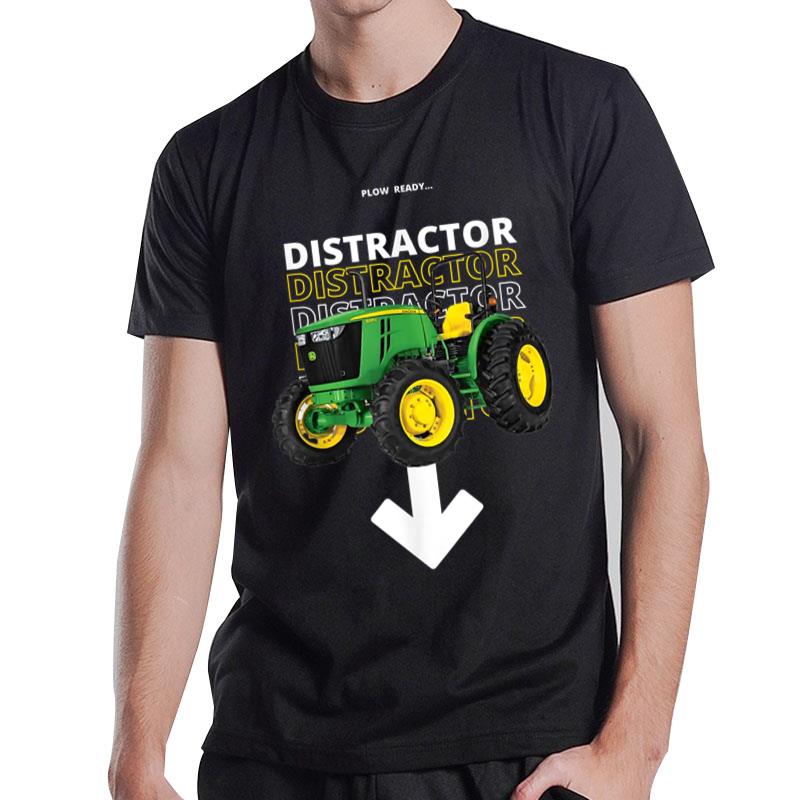 Cool Distractor Art For Men Women Farming Tractors T-Shirt