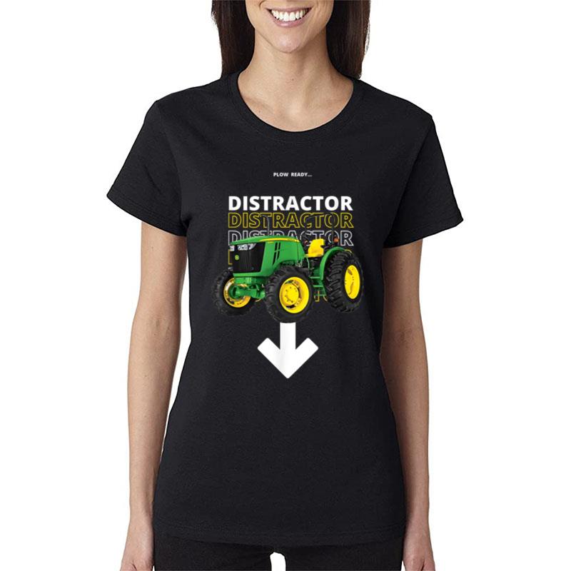 Cool Distractor Art For Men Women Farming Tractors Women T-Shirt