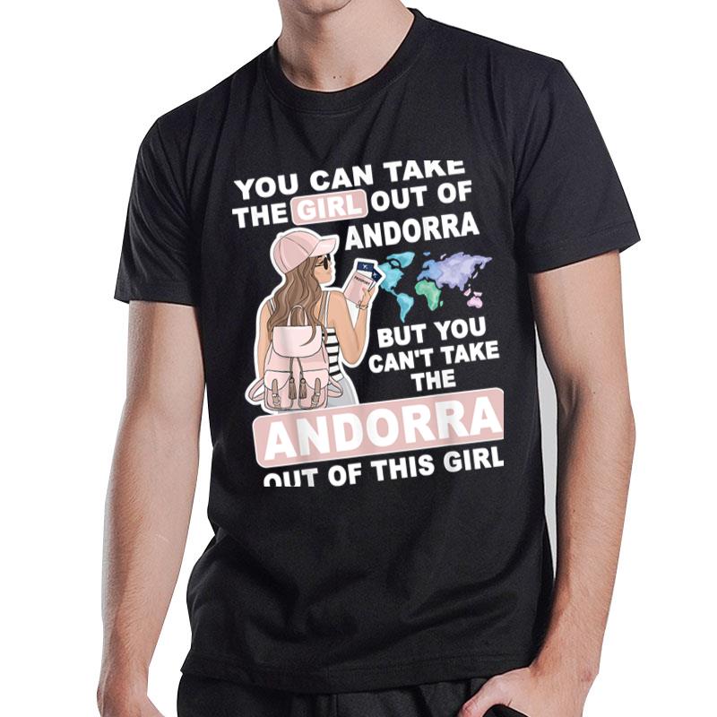 Cool Girl From Andorra Proud Andorra Girl T-Shirt