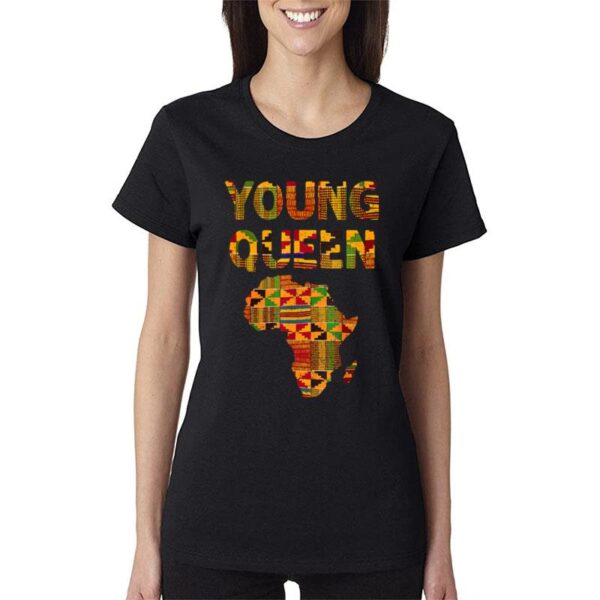 Cool Kente Cloth Art African Print African Queen Women T-Shirt