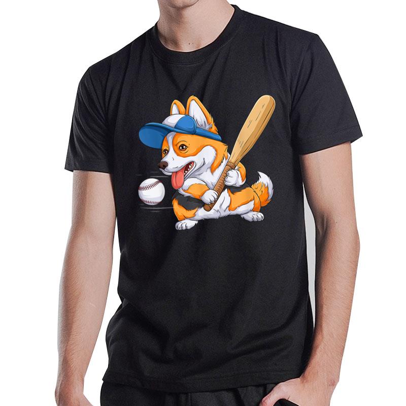 Corgi Puppy Corgi Baseball For Pet Lovers Women Men Kids T-Shirt