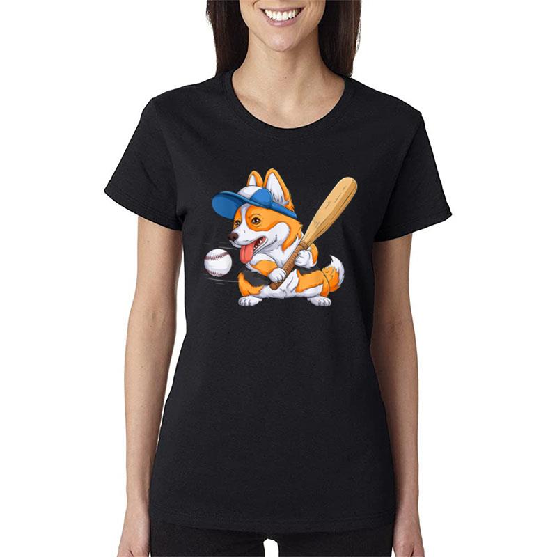 Corgi Puppy Corgi Baseball For Pet Lovers Women Men Kids Women T-Shirt