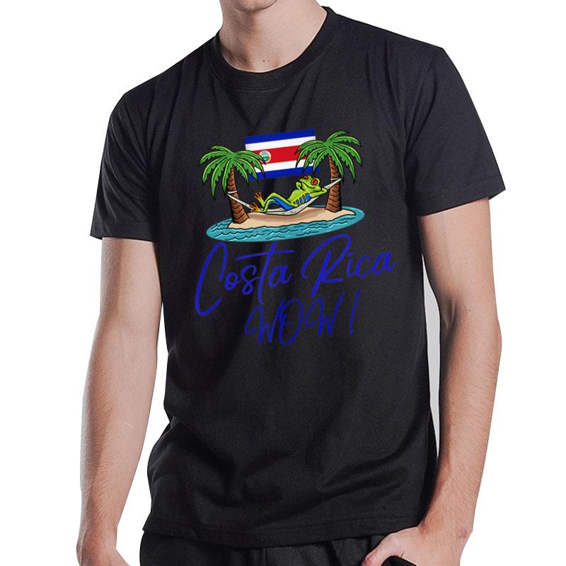 Costa Rica Wow Costa Rican Flag T-Shirt