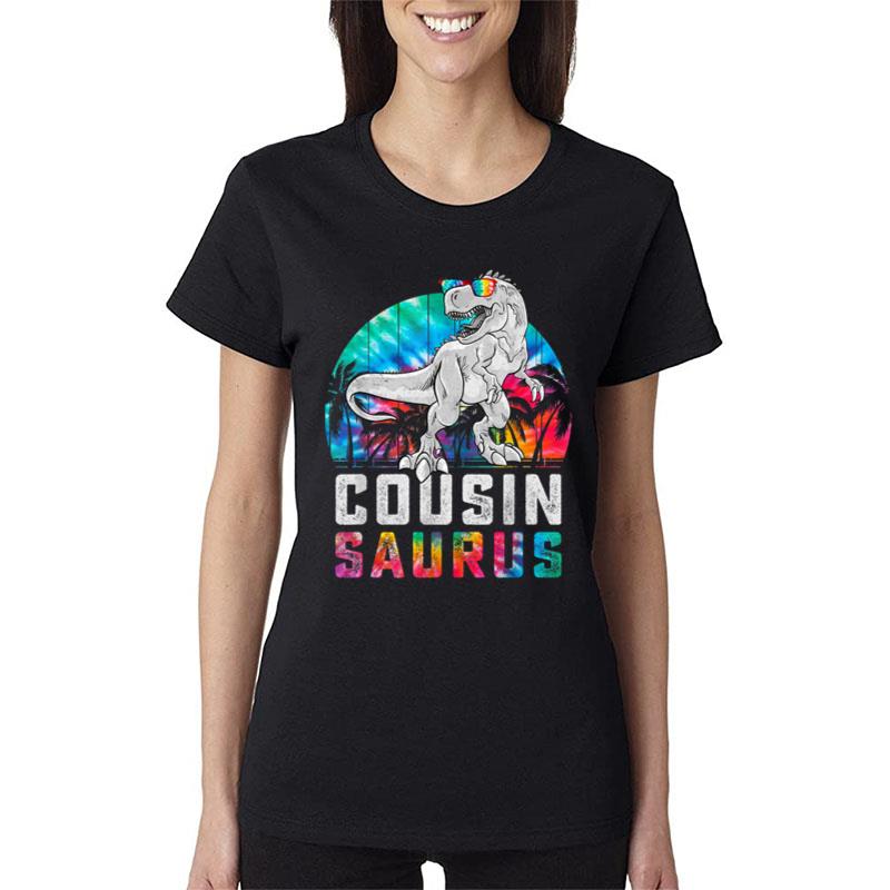 Cousinsaurus T Rex Dinosaur Cousin Saurus Family Matching Women T-Shirt