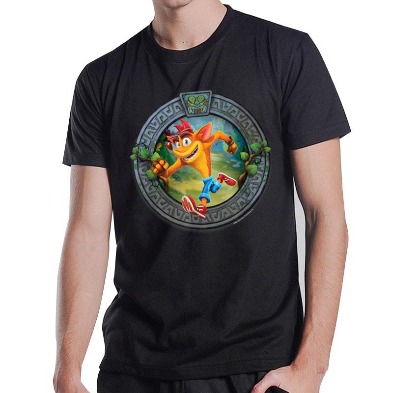 Crash Bandicoot Crash Stone Frame T-Shirt