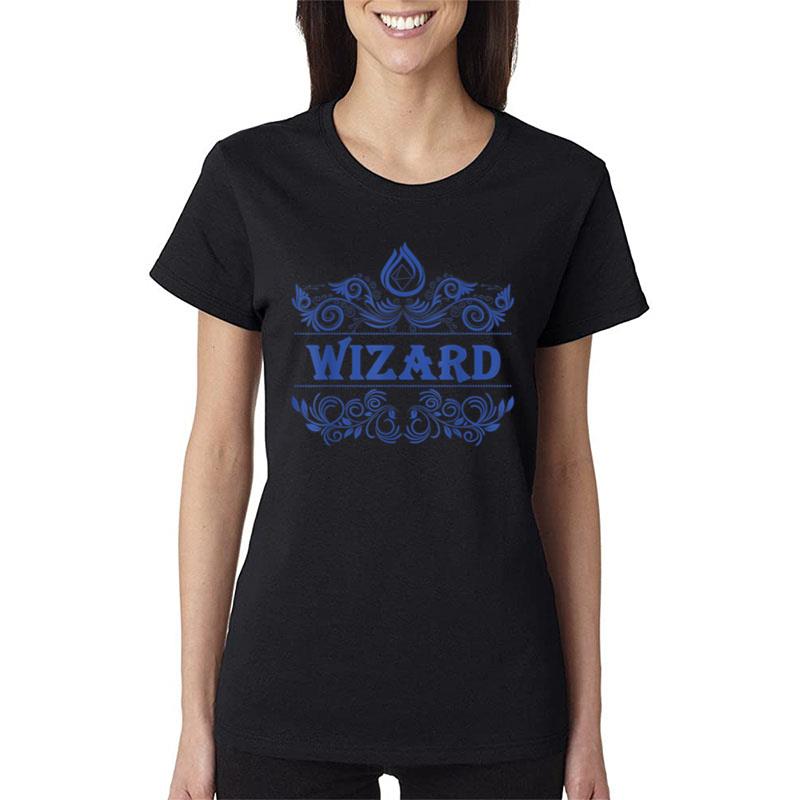 D20 Dice The Wizard Rpg Class Tabletop Roleplaying Game Gift Women T-Shirt