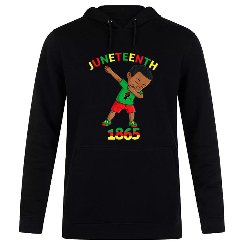 Dabbing Black King Juneteenth Melanin Brown Skin Dab Hoodie