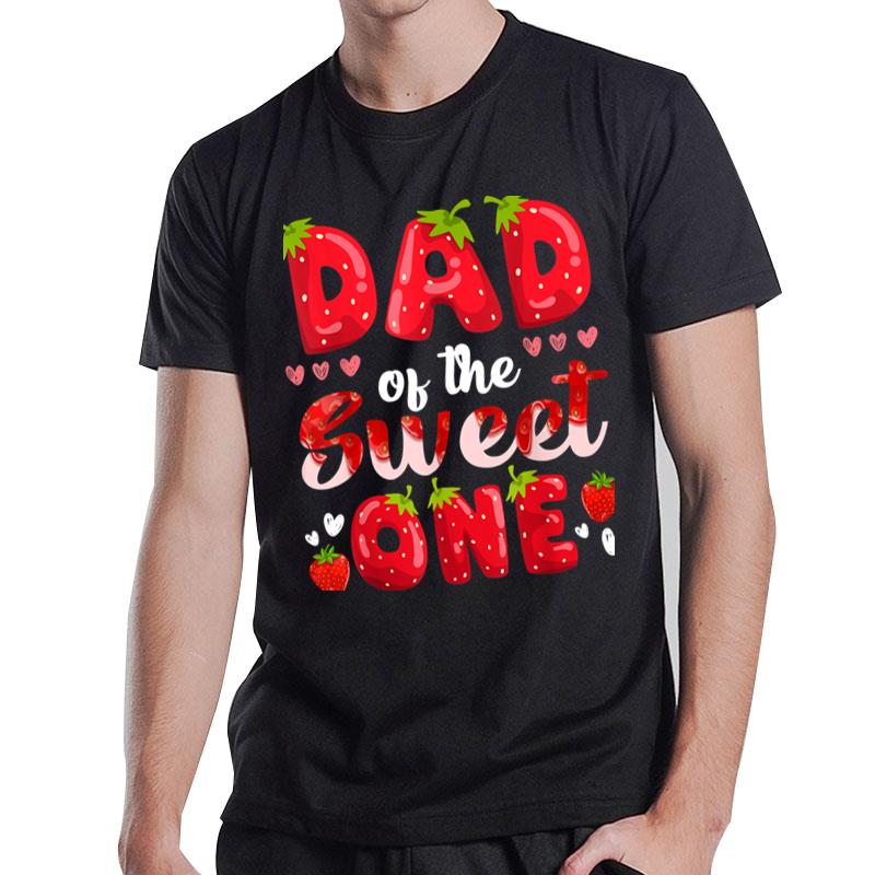 Dad Of The Sweet One Birthday Party Family Matching T-Shirt