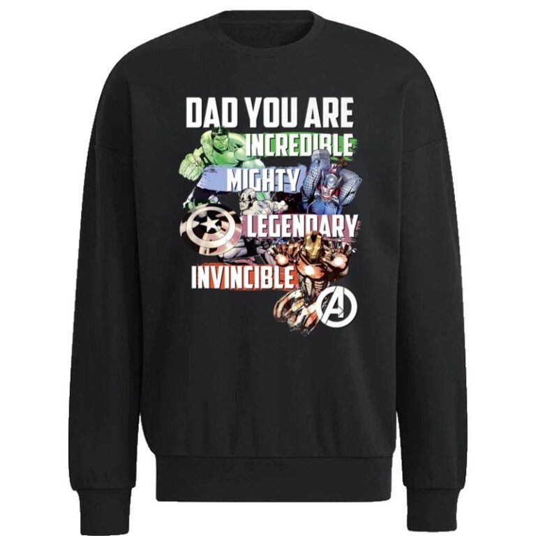 Daddy Is My Marvel Super Hero Sweatshirt