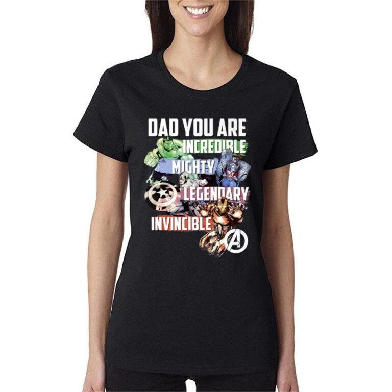 Daddy Is My Marvel Super Hero Women T-Shirt