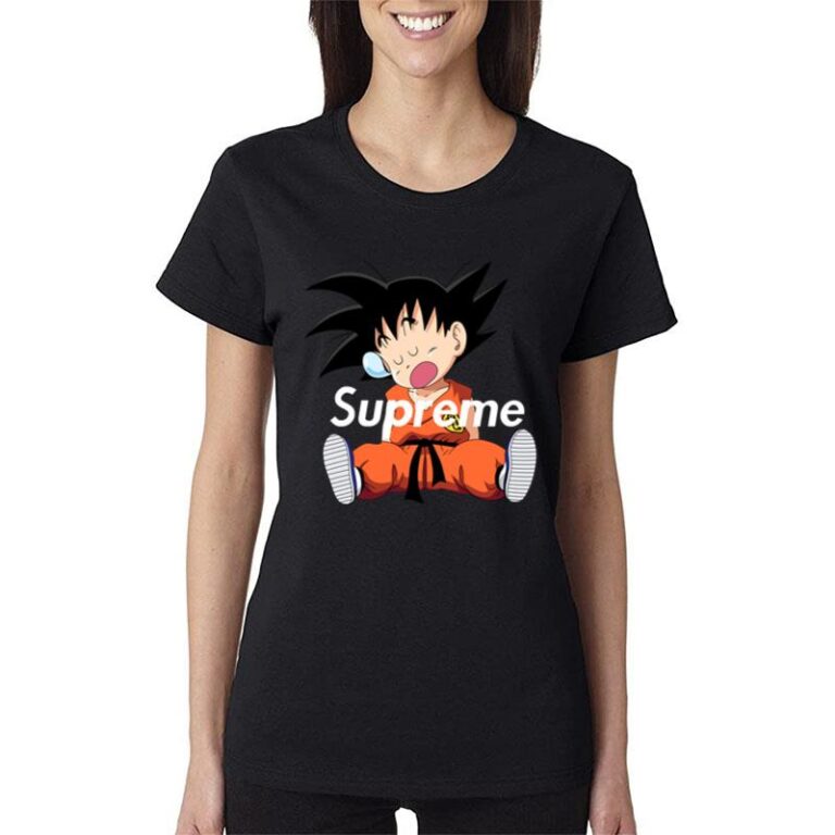 Dbz Goku Napping Supreme Women T-Shirt