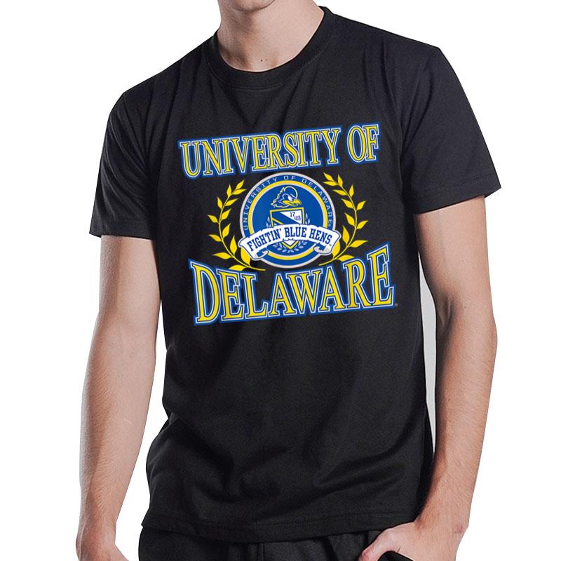 Delaware Fightin' Blue Hens Laurels Officially Licensed T-Shirt