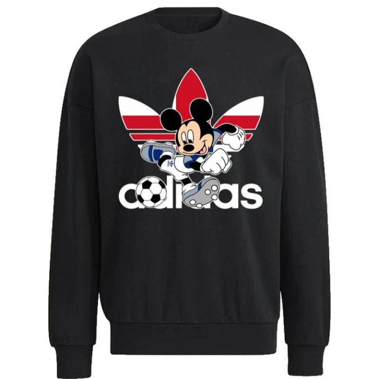 Denmark Football Mickey Mouse Adidas Sweatshirt